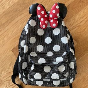 Sequin Minnie Backpack